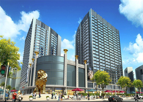 大连绿地中心公寓沿街贸易成效图
