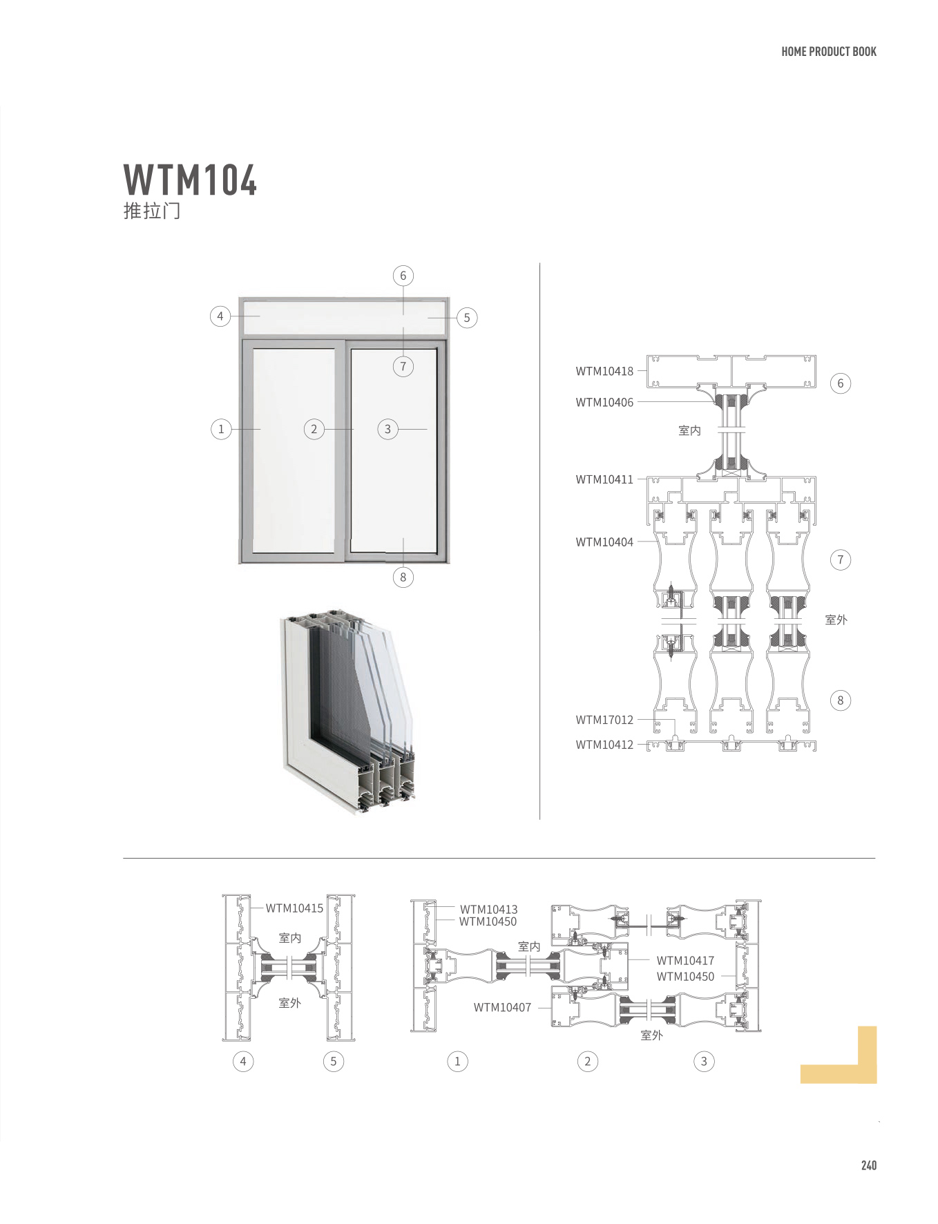 WTM104推拉门
